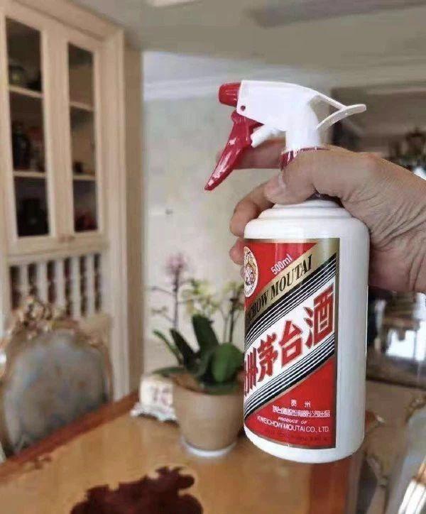 一瓶没用，才48度，至少两瓶才能到杀菌的标准器物gif搞笑图片