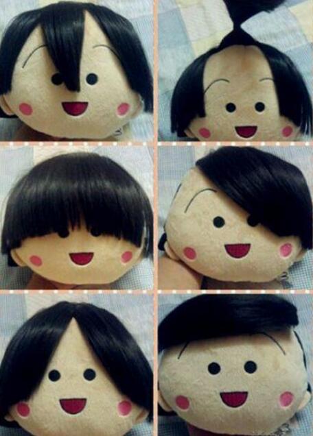 掀刘海什么的确实弱爆了。小丸子要被玩坏啦！器物gif搞笑图片