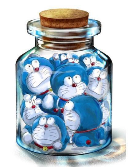 瓶子也爱秀，瓶子也疯狂。。。超可爱瓶子系列！！！器物gif搞笑图片