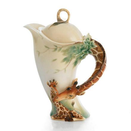 好美的创意茶壶，给人温暖的感觉~~器物gif搞笑图片