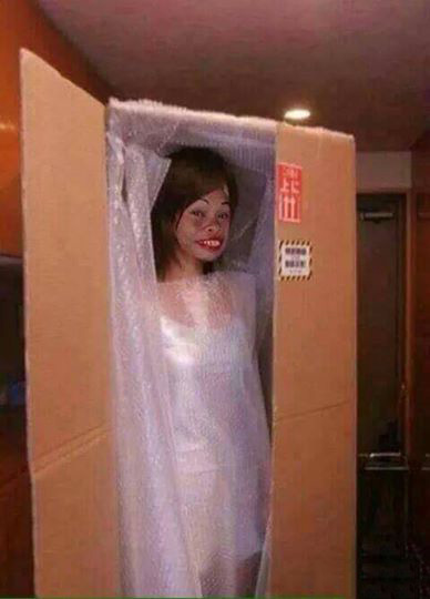 舍友的女朋友到货了，感觉有点面熟器物gif搞笑图片