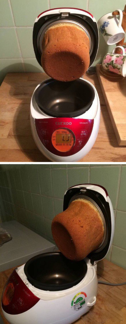 说好的不粘锅呢？器物gif搞笑图片