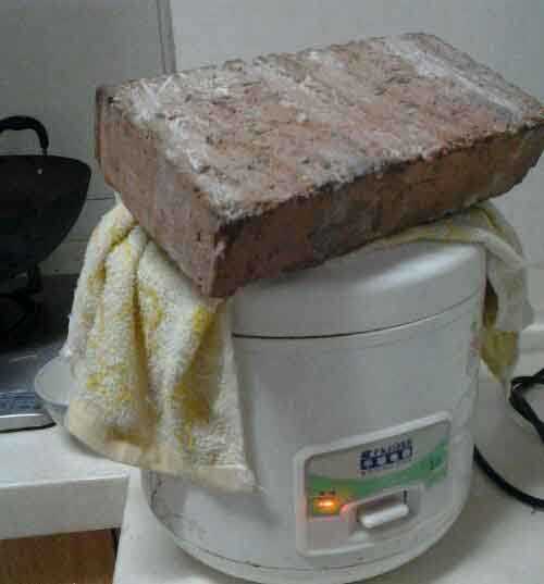 二逼老公买的山寨电饭煲器物gif搞笑图片