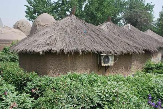 原始和现代对撞器物gif搞笑图片