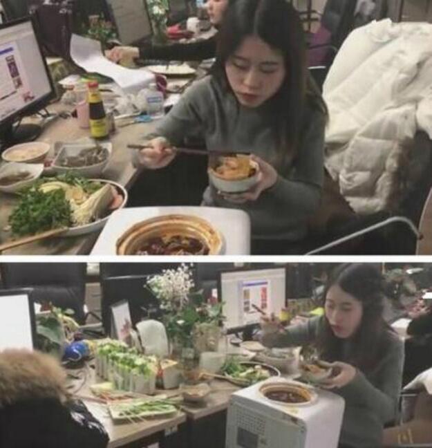 卧槽，这火锅厉害了~器物gif搞笑图片