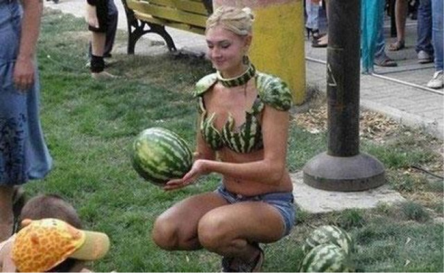 真正的西瓜西施人物gif搞笑图片