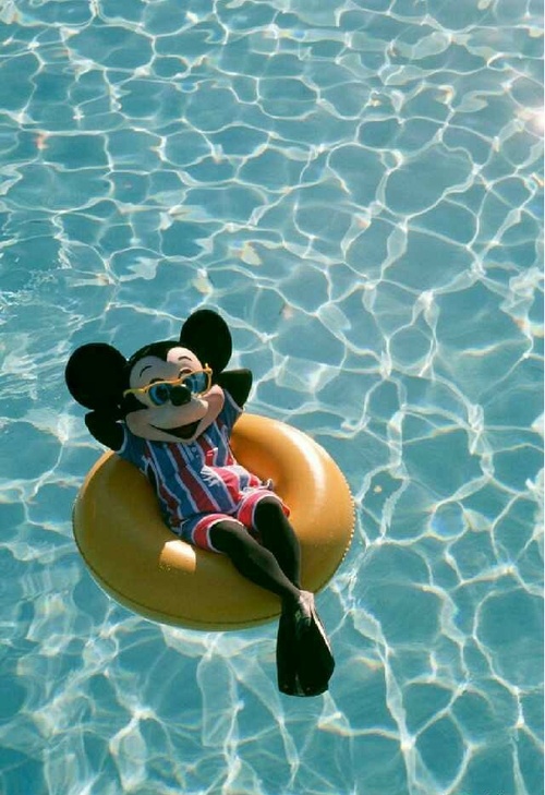 发现一只米奇君～人物gif搞笑图片