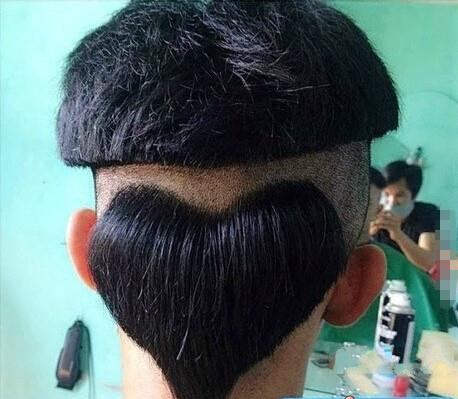 表白不成功？还是发型不对人物gif搞笑图片