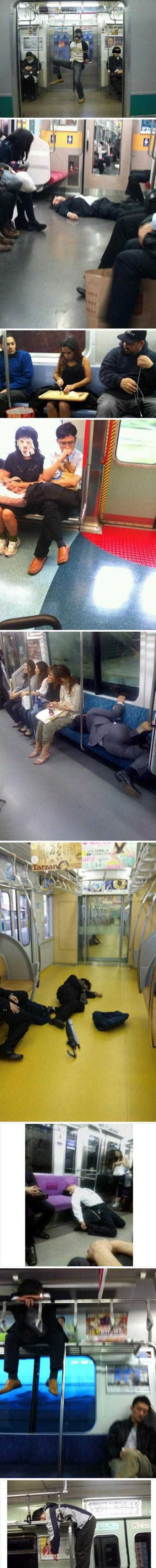 地铁永远都是一个奇葩辈出的地方人物gif搞笑图片