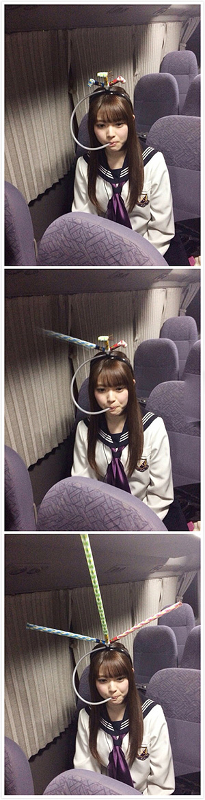 姑娘，别这样，我会笑场的！人物gif搞笑图片