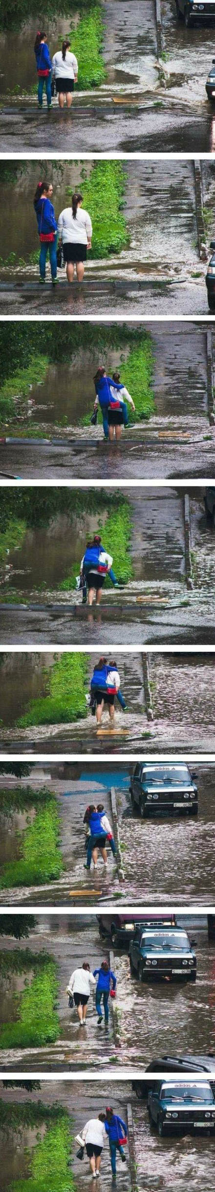 终于明白瘦子为什么非得和胖子成为闺蜜了人物gif搞笑图片