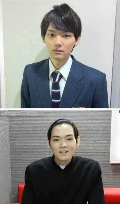 有时候。。。男神与凡人之间的距离。。。只是一层刘海。。。人物gif搞笑图片