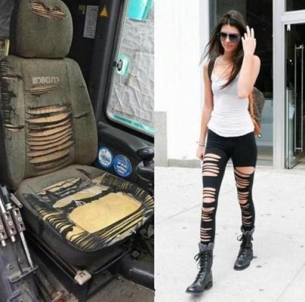 太热了，姑娘就是想透透气人物gif搞笑图片