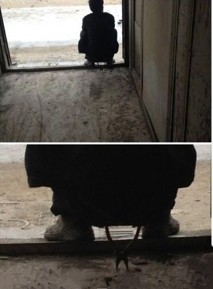 民间高手坐地方式人物gif搞笑图片