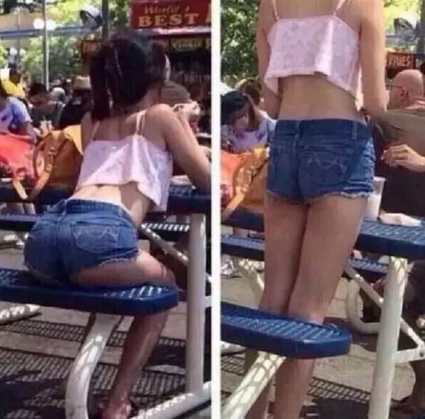 翘臀都是假象人物gif搞笑图片