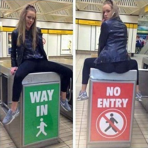 妹子真是内涵人物gif搞笑图片