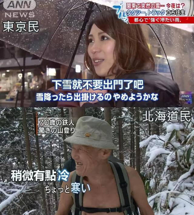 人的耐寒是不一样的人物gif搞笑图片