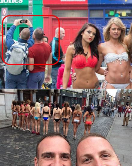 偷拍新技能，太机智了人物gif搞笑图片