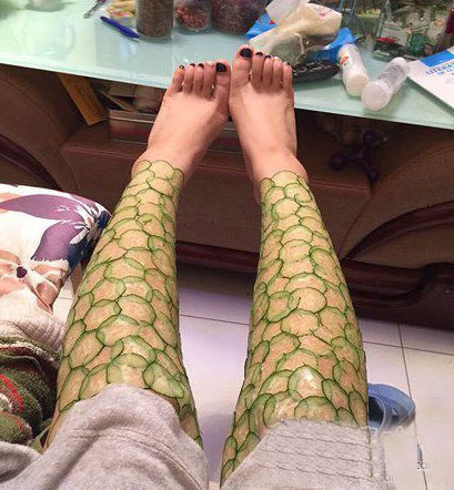 爱保养的妹子，才漂亮人物gif搞笑图片