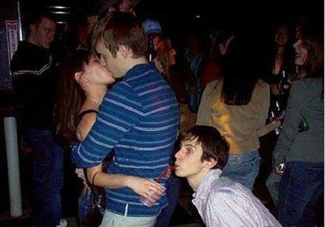 一个纯正的屌丝鉴定完毕人物gif搞笑图片