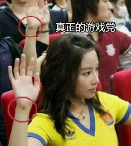 真正的游戏党都有这个标志人物gif搞笑图片