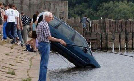 老爷子，你真淡定人物gif搞笑图片