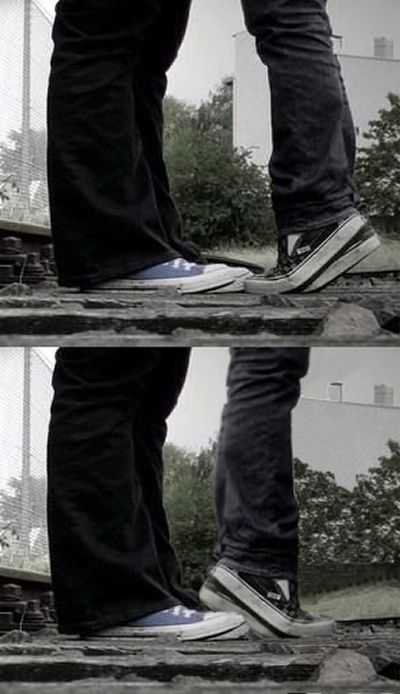 唯美和邪恶，也就是转个身的事儿人物gif搞笑图片