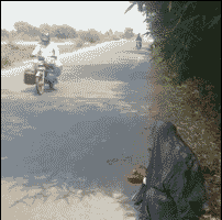 一定要看到最后，哈哈笑死我了，防不胜防啊人物gif搞笑图片