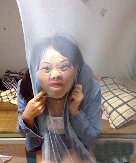 女孩子就是这样子变成猪的人物gif搞笑图片