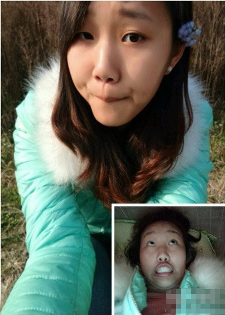 拍照的角度非常重要人物gif搞笑图片