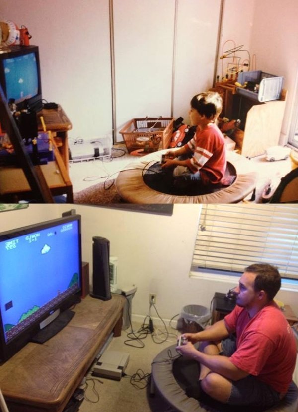 还是卡在第一关人物gif搞笑图片