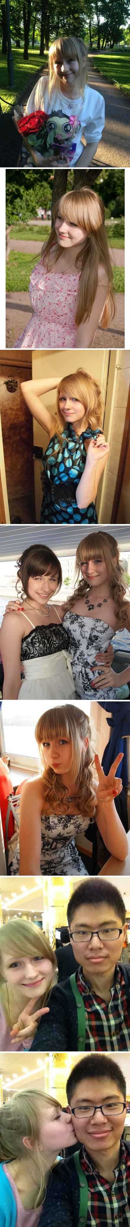 励志：一台湾宅男成功把到俄罗斯妹子人物gif搞笑图片