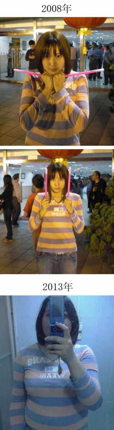 五年对妹子来说。。。人物gif搞笑图片