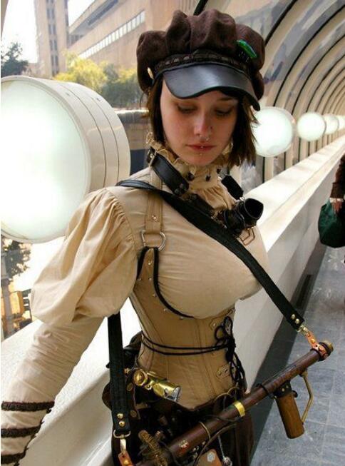 妹子，我也喜欢这种酷酷的风格～人物gif搞笑图片