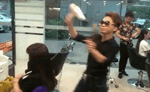 你确定这是吹发么？人物gif搞笑图片