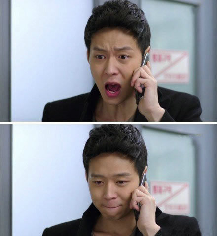 和好朋友打电话与喜欢的人打电话的区别。。。人物gif搞笑图片