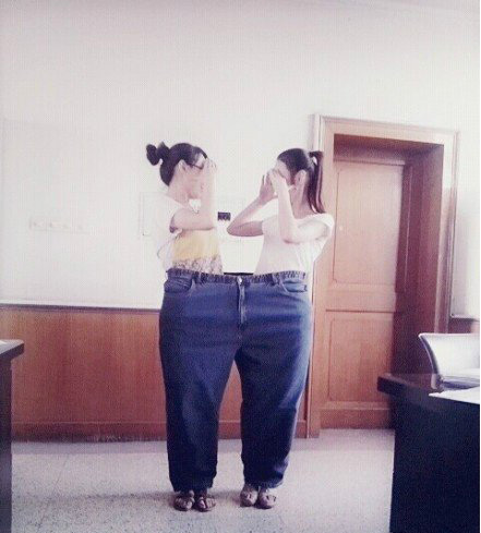 好到穿一条裤子的最好诠释人物gif搞笑图片