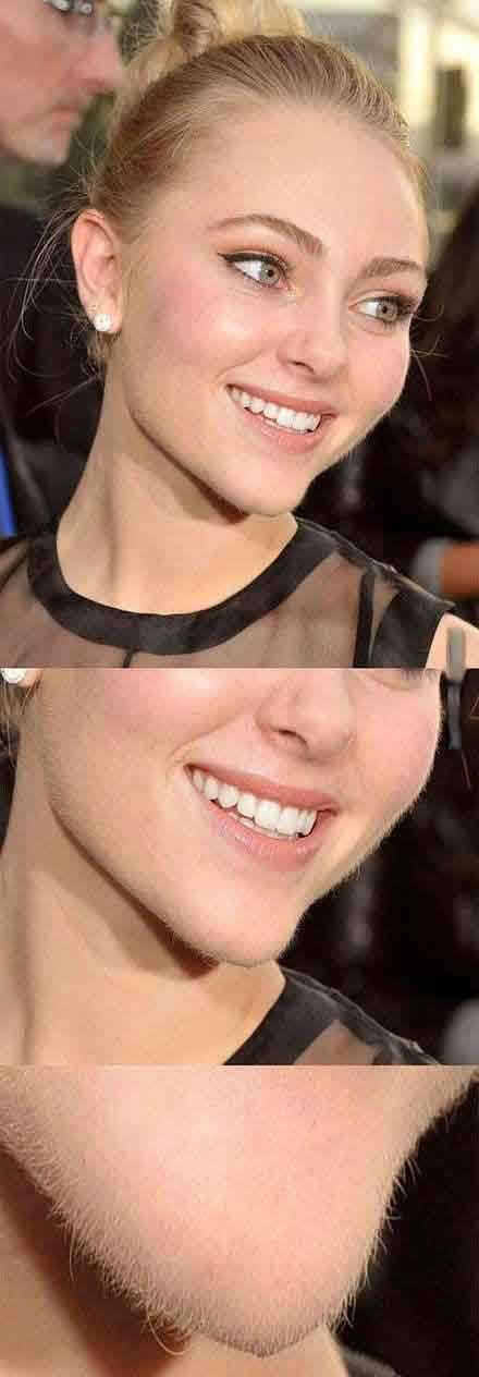 高清放大，美女最怕！人物gif搞笑图片