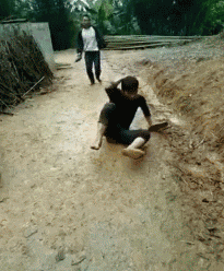 真有这么丝滑？人物gif搞笑图片