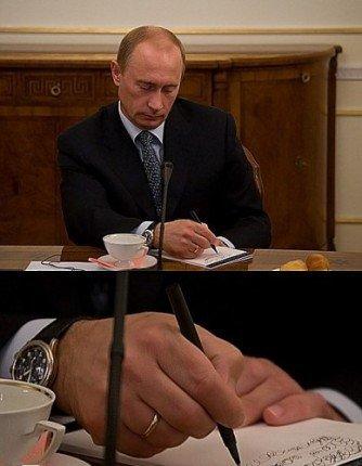 像普京一样装腔作势的有木有？人物gif搞笑图片