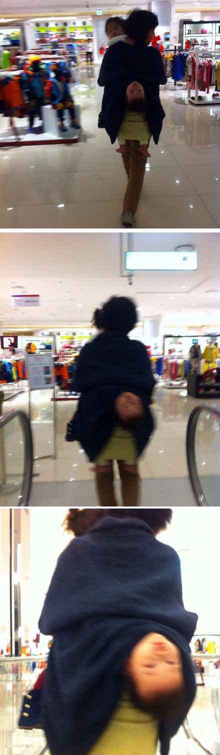 大姐，您这样逛街让人看着有点害怕人物gif搞笑图片