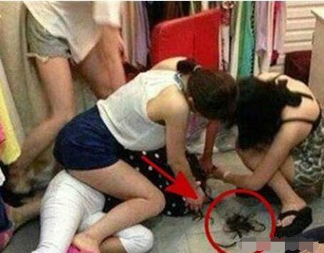 千万不要轻易惹怒女人，不然后果将不堪设想人物gif搞笑图片