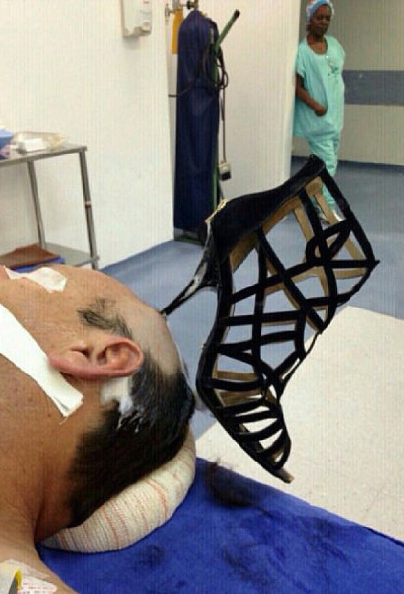 惹怒女汉子的下场人物gif搞笑图片