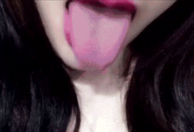 美女舌头好灵活人物gif搞笑图片