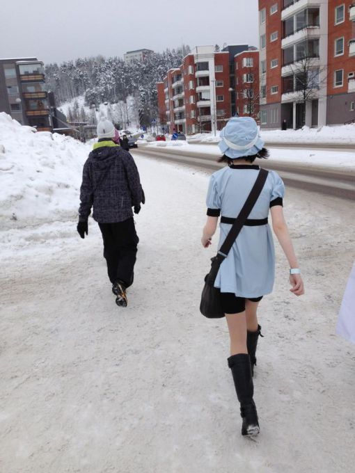 东北不冷，真的，一点都不冷人物gif搞笑图片