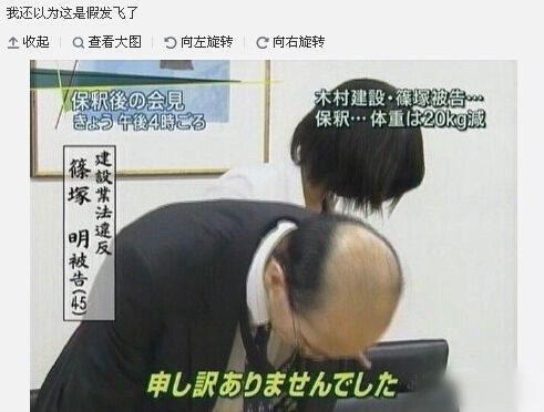 真不是假发飞了么~人物gif搞笑图片