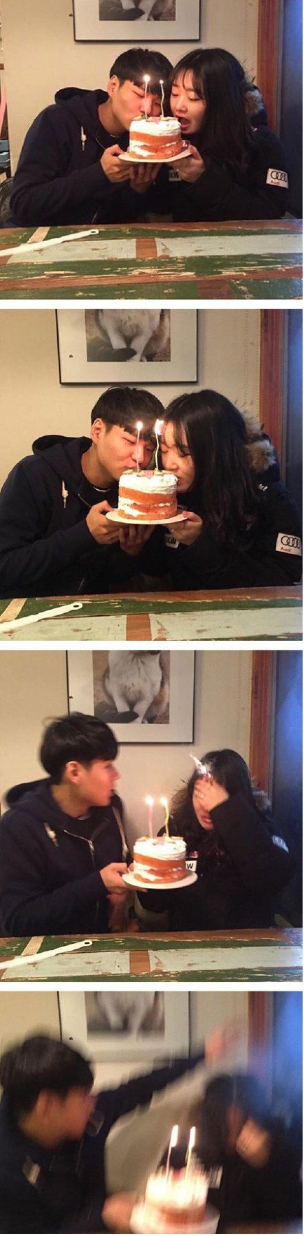 这波恩爱秀的大快人心人物gif搞笑图片