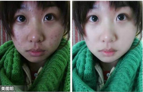 这美颜美的皮肤比婴儿还要细腻人物gif搞笑图片