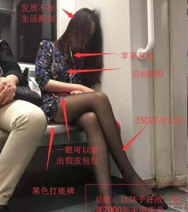 老司机对一妹子的分析，到位吗？人物gif搞笑图片