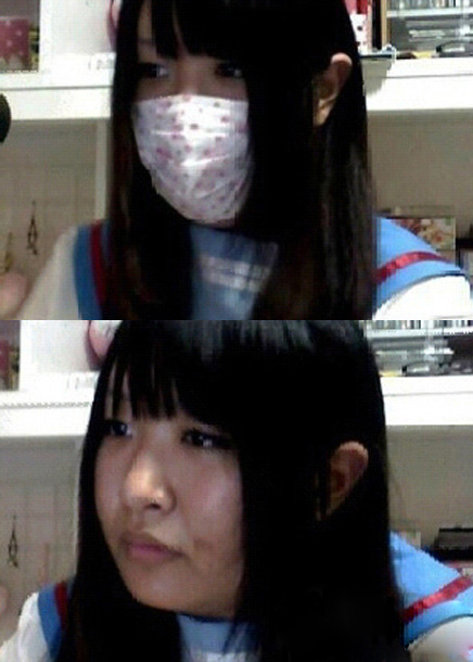 有一种PS叫口罩人物gif搞笑图片